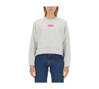 Logo Sweatshirt - female - A.P.C. - Sweatshirts - Gray - L - Sweatshirts & Hoodies L