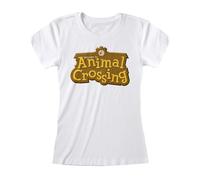 Logo T-Shirt Animal Crossing White 7-8 Years
