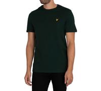 Men's Lyle & Scott Branded Chest Logo Dark Green T-Shirt - Black - Size: 44/Regular