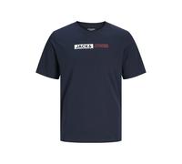Logo T-shirt Jack & Jones Corp Play PLS Bleu 7XL