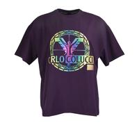 Logo T-shirt - male - Carlo Colucci - T-Shirts - Purple - 2XL - Tops 2XL