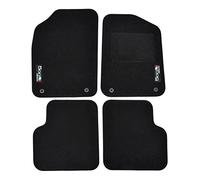 Logo Tailored Black floor Car Mats for 500 2013-up