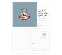 Logo Tie The Index And s Save Life Postcard Card Important Person Anniversary