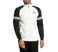 Sergio Tacchini Men's Orion Track Top Jacket Gardenia/Black/Peyote