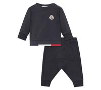Logo Tracksuit - male - Moncler - Kids Sport Sets - Blue - 18 M - Kids 18 M
