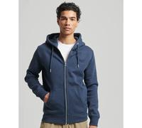 Superdry Essential Logo Full Zip Sweatshirt Blue S Man