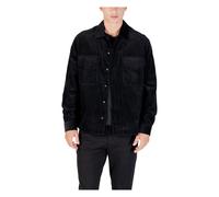Logoed Metal Badge Shirt - male - Antony Morato - Light Jackets - Black - XL - Jackets XL