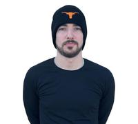 LogoFit Winter Cuffed Beanie for Men and Women - Unisex Fleece Lined Winter Hat, Texas, One size