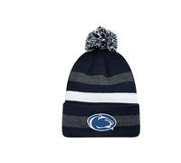 LogoFit Winter Hat for Men and Women - Knit Pom Beanie, Penn State, One Size-X-Large