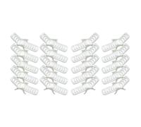 LOGOFUN 20Pcs Miniature Beach Chair Beach Chair Cake Topper Beach Cake Decorations 1:12 Foldable Mini Deck Lounge Chair Cake Toppers - White (1.97 * 0.69 * 0.63 Inch)