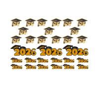 LOGOFUN 30pcs Graduation Lapel Pins Class of 2026 Enamel Badges Pin for Student Clothes Bags Decoration