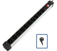 LOGON PROFESSIONAL LPS030 10-Way Power Strip, Surge Protection, 3500W, 1.5m