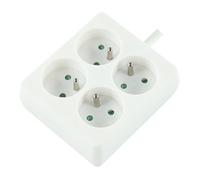 LOGON PROFESSIONAL LPS155 Power Strip, 4-Way 16A, 1.5m, White
