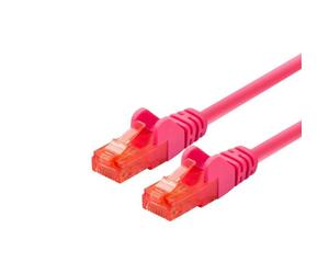 LOGON PROFESSIONAL TCU66U010M Cat6 Patch Cable 1m Magenta U/UTP RJ45