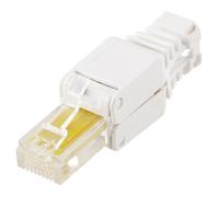 LOGON PROFESSIONAL TWP8P8TP RJ45 Cat5e Toolless Plug 10-Pack Purple