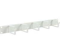 LOGON RAO100WH Cable management panel rack accessory - rack accessories (Cable management panel, White, Aluminium, 48.3 cm (19"), 1U, 482 mm)