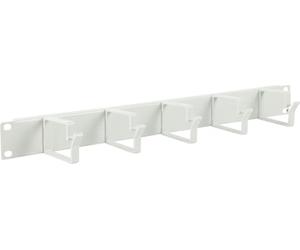 LOGON RAO100WH Cable management panel rack accessory - rack accessories (Cable management panel, White, Aluminium, 48.3 cm (19"), 1U, 482 mm)