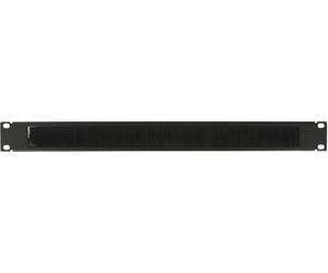 LOGON RAO200BL Cable management panel rack accessory - rack accessories (Cable management panel, Black, Metal, 48.3 cm (19"), 1U, 482 mm)