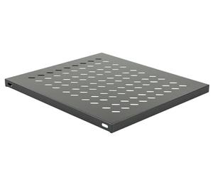 LOGON RAS105BL Rack shelf rack accessory - rack accessories (Rack shelf, Black, 50 kg, 48.3 cm (19"), 1U, 1 pc(s))