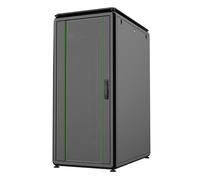 Logon RDL26U61BL Freestanding Rack 26U 600 kg Black Shelves (600 kg, Freestanding Rack, 26U, Steel, Glass, Black)
