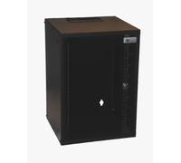 Logon RSM09U30MNBL Wall Mounted Rack Black Shelves (Rack Mounted on Wall, Glass, Black, 25.4 cm (10 Inch), Passive, Metal)