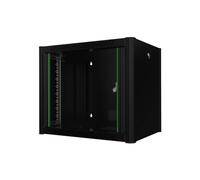 Lanview RWP09U45BL rack cabinet 9U Wall mounted rack Black