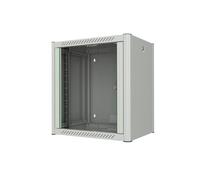 LOGON RWP12U45WH Wall Mounted Rack 12U White Shelves (Rack Mounted on the Wall, 12U, Glass, White, 48.3 cm (19"), Passive)