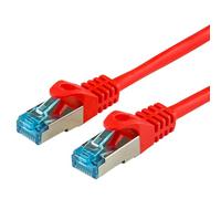 Logon SSTP Cat5e Network Cable 0.15m Red - Network Cables (0.15m, RJ-45, RJ-45, Red)