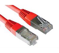 Logon SSTP Cat5e Network Cable 0.3m Red - Network Cables (0.3m, RJ-45, RJ-45, Red)