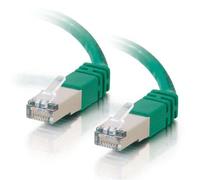 Logon SSTP Cat6a Network Cable 5 m Green - Network Cables (5 m, RJ-45, RJ-45, Green)