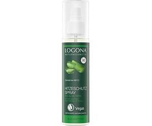 LOGONA Naturkosmetik Heat Protection Spray Organic Aloe, for Styling All Hair Types, Effective Protection Formula, Natural Heat Protection Complex for Healthy and Well-Groomed Hair, Vegan, 150 ml