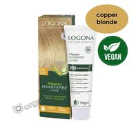 Logona Organic Natural Herbal Hair Colour Cream 200 Copper Blonde 150ml