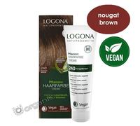 Logona Organic Natural Vegan Herbal Hair Colour Cream 240 Nougat Brown 150ml