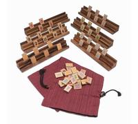 LOGOPLAY Rummy for 6 players - Okey - board game - placement game with 162 tiles in a fabric bag