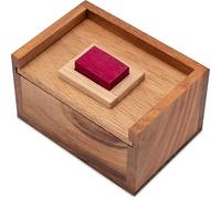 LOGOPLAY The red stone - 3D puzzle - thinking game - puzzle game - patience game - logic game in a wooden box