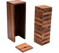 LOGOPLAY wobbly tower - Condo - wooden tower - game of skill - wooden board game - size L - 26 cm high