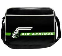 LOGOSHIRT Airline - Air Afrique Logo - Retro - Shoulder - Messenger - Sport Bag