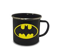 Logoshirt - DC Comics - Batman Logo - Enamel Mug - Licensed Original Design, 1 Piece (Pack of 1)