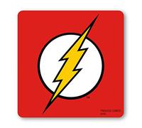 Logoshirt® DC Comics I Flash I Logo I Coaster I Drinks mat I Cork I 10x10cm I Durable print I Licensed Original Design