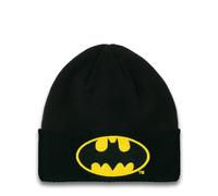 Logoshirt DC Comics - Superhero - Batman Logo Winter Knitted hat - Beanie - Embroidered Logo - Black - Licenced Original Design