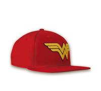 Logoshirt®️ - DC Comics - Wonder Woman - Logo - Snapback Cap - Kids - Embroided Red