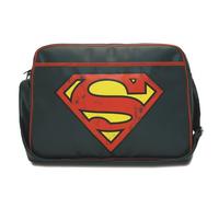 Logoshirt®️ DC I Superman I Logo I Shoulder Bag I Retro I Landscape format I blue I Licensed original design