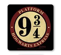 Logoshirt® Harry Potter I Platform 9 3/4 I Hogwarts Express I Coaster I Drinks mat I Cork I 10x10cm I Durable print I Licensed Original Design