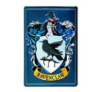 Logoshirt® Harry Potter I Ravenclaw I Crest I Logo I Tin plaque I Tin plate sign I Retro I 3D Embossing I 20x30 cm I Licensed original design