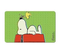 Logoshirt® Peanuts I Snoopy & Woodstock I Authentic Peanuts I Breakfast Board I Chopping Board I 23x14cm I Dishwasher Safe & Heat Resistant I Licensed Original Design