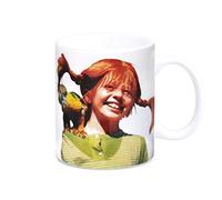 Logoshirt® Pippi Lonstocking I Mr. Nilsson I Porcelain Mug - Coffee Mug I Approx. 300 ml I Multi-Coloured I Licensed Original Design