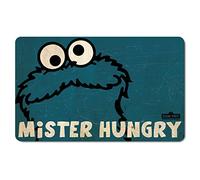 Logoshirt® Sesame Street I Cookie Monster I Mister Hungry I Breakfast Board I Chopping Board I 23x14cm I Dishwasher Safe & Heat Resistant I Licensed Original Design