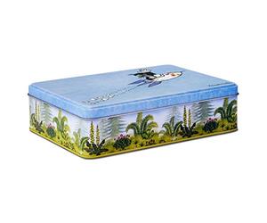 Logoshirt Tin Box The Mole - Rocket - Space - Metal Box Krtek - TV - Nostalgia - coloured - original licensed product