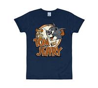 Logoshirt® Tom and Jerry I Logo I Print T-Shirt I Men & Women I Short Sleeve I Licensed Original Design