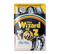 Logoshirt® Wizard of Oz I Rainbow I Tin plaque I Tin plate sign I Retro I 3D Embossing I 20x30 cm I Licensed original design